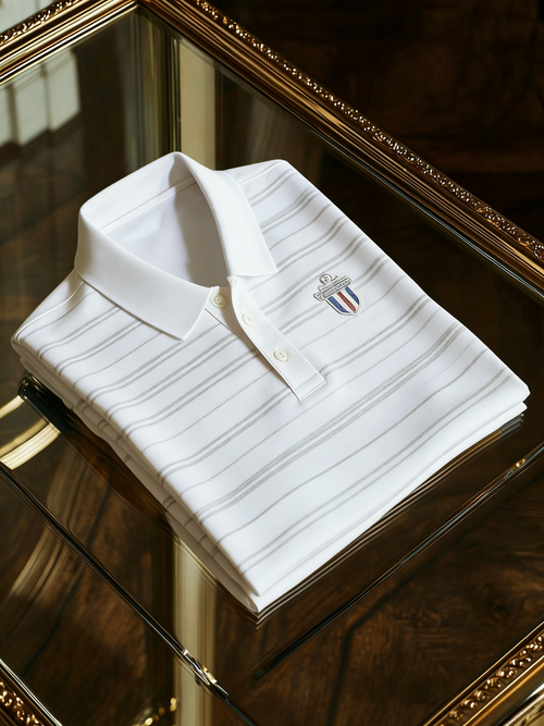 Men's Classic Business Button Short Sleeve Polo Shirt