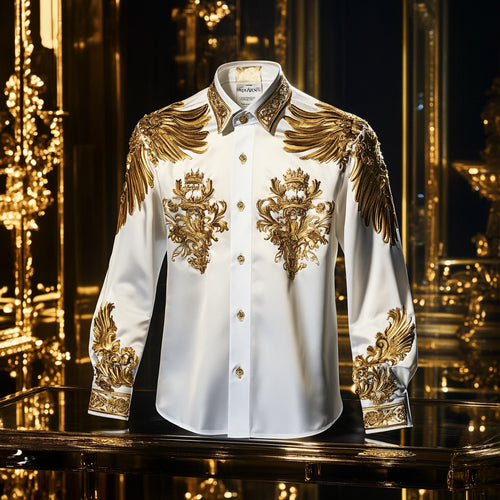 Classic Style wrinkle-resistant formal casual long sleeve shirt