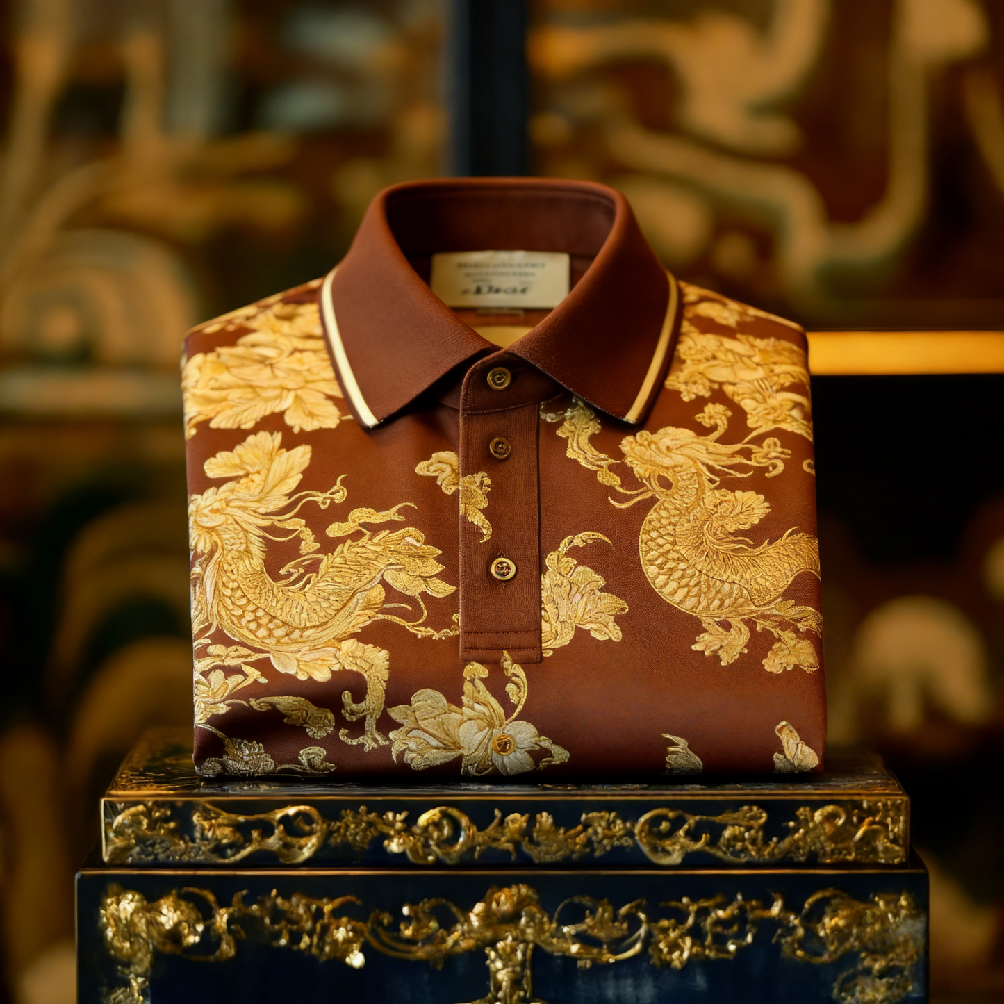 Men's Classic Business Button Short Sleeve Polo Shirt