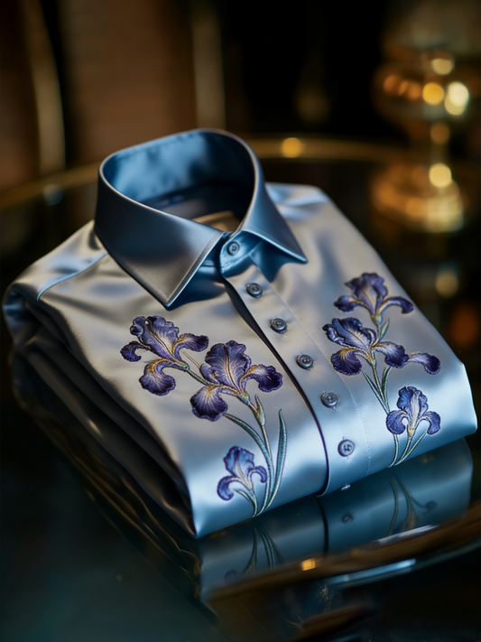 Classic Style wrinkle-resistant formal casual long sleeve shirt
