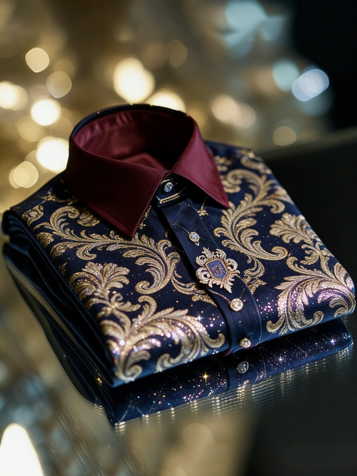 Classic Style wrinkle-resistant formal casual long sleeve shirt