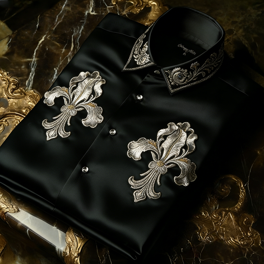 Classic Style wrinkle-resistant formal casual long sleeve shirt
