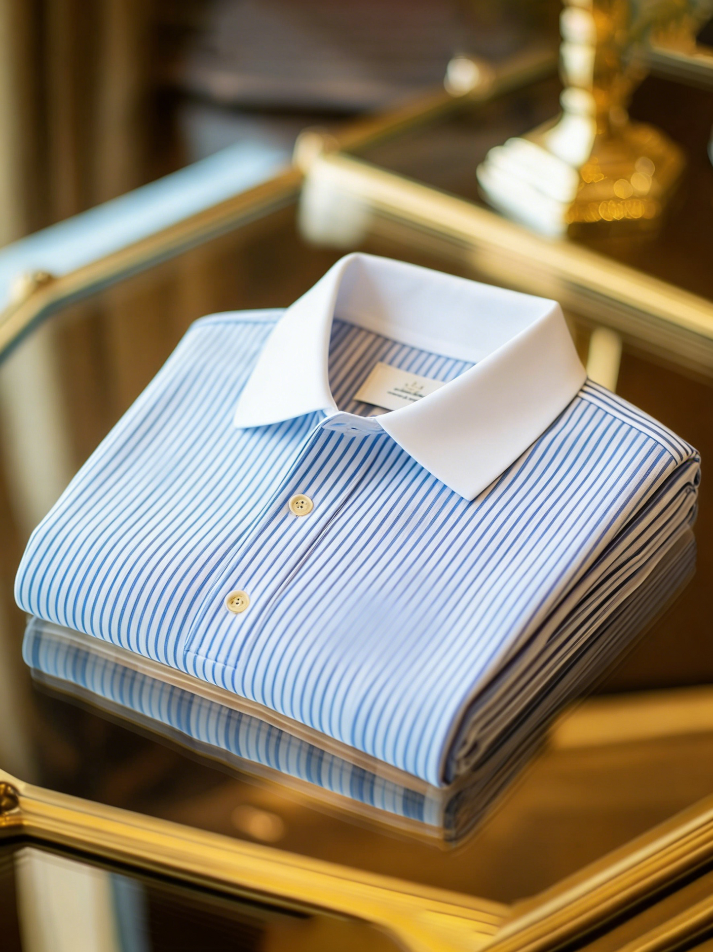 Men's Business Casual Button Short Sleeve Polo Shirt