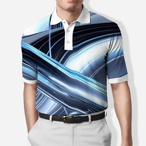 Men's Casual Contrast Color Business Casual Polo