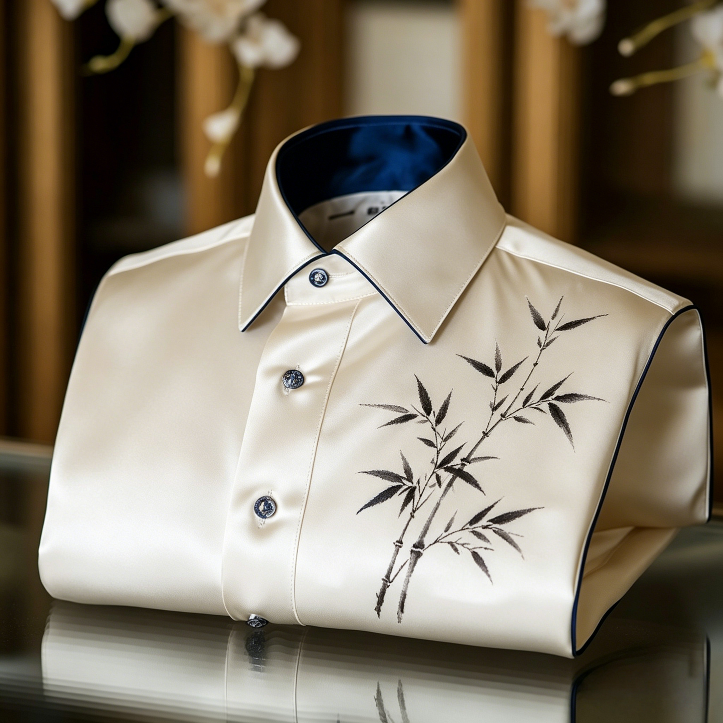 Classic Style wrinkle-resistant formal casual long sleeve shirt