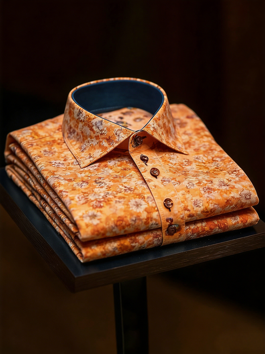 Classic Style wrinkle-resistant formal casual long sleeve shirt
