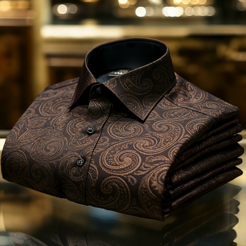 Classic Style wrinkle-resistant formal casual long sleeve shirt