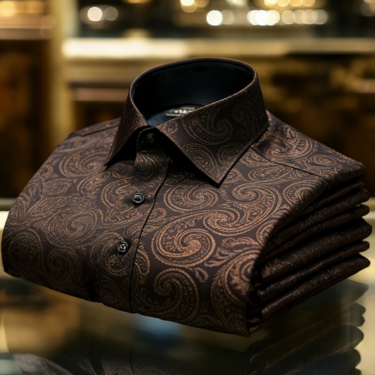 Classic Style wrinkle-resistant formal casual long sleeve shirt