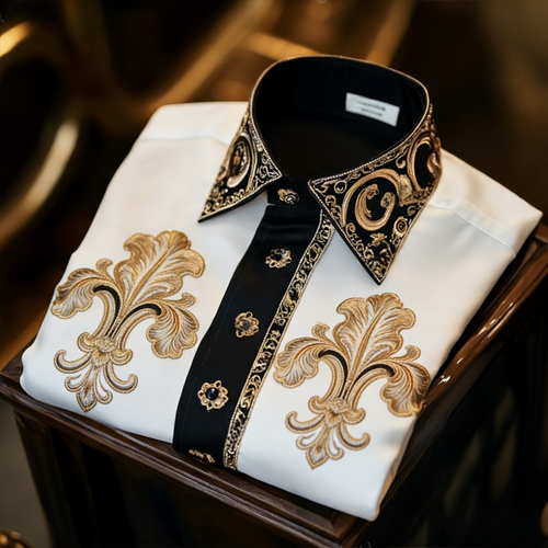 Classic Style wrinkle-resistant formal casual long sleeve shirt