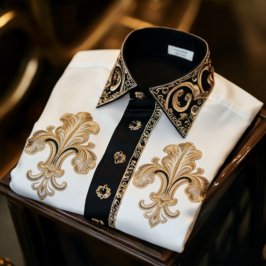 Classic Style wrinkle-resistant formal casual long sleeve shirt