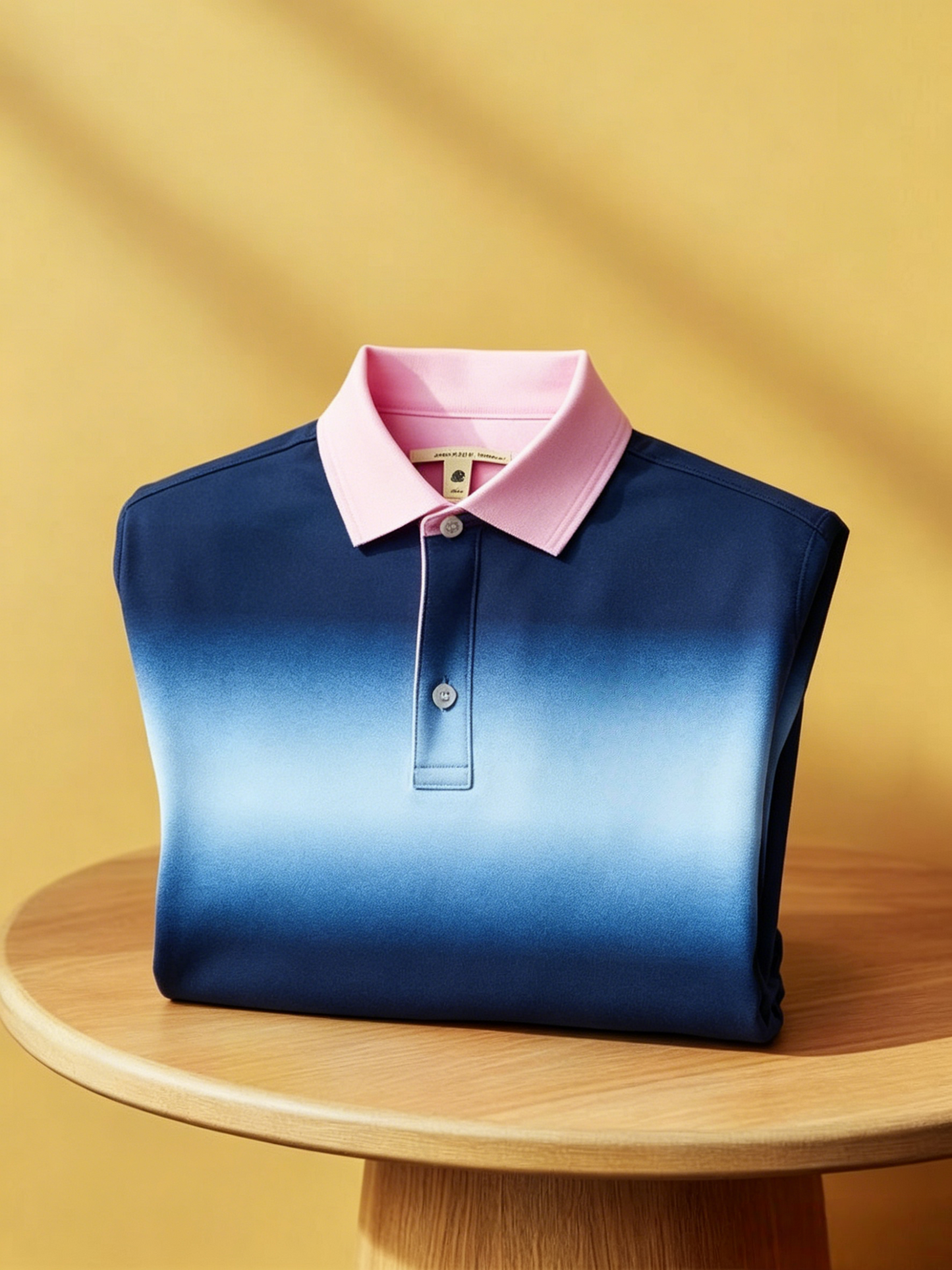 Men's Business Button-Down Short Sleeve Polo Shirt