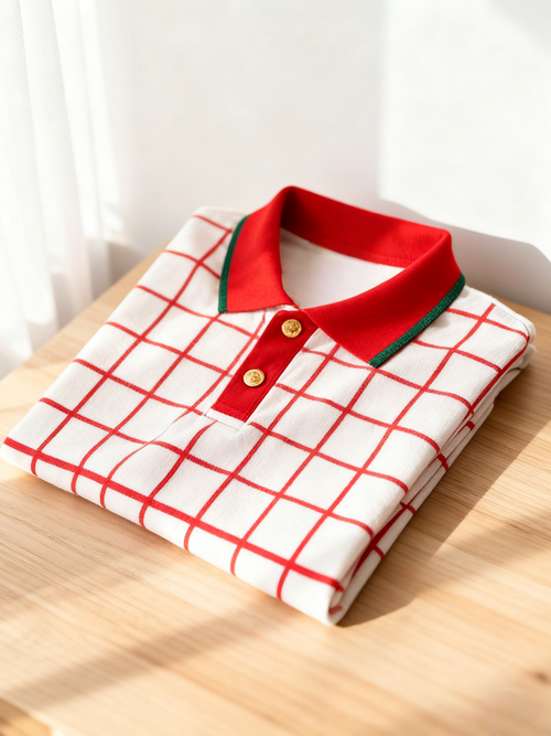 Men's Business Button-Down Short Sleeve Polo Shirt
