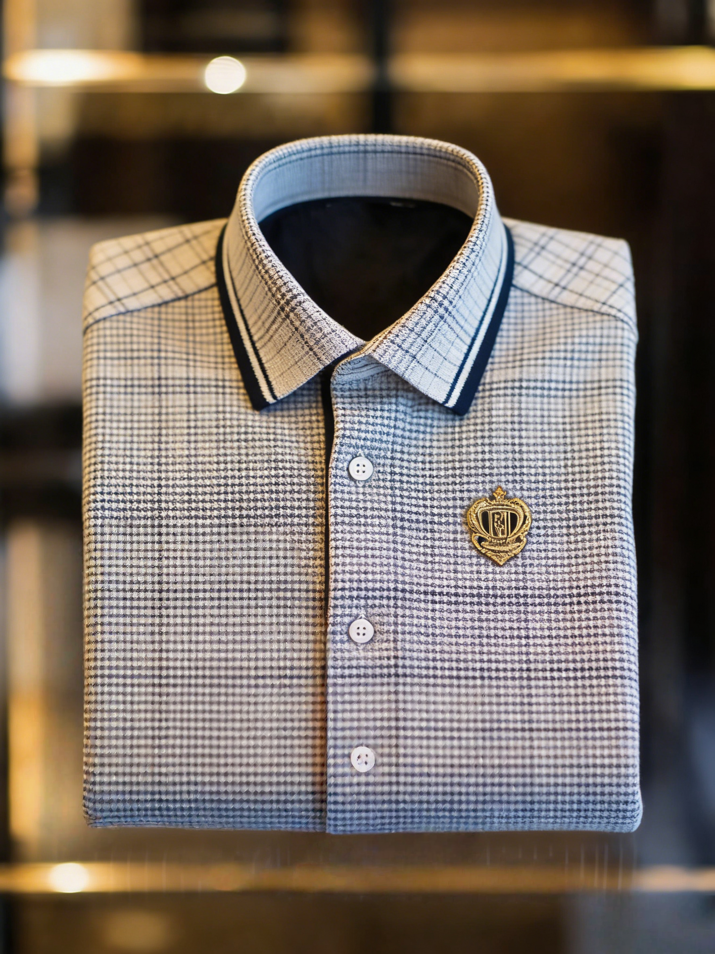 Men's Luxury Business Striped Long Sleeve Shirt