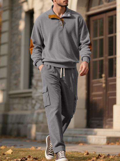 Pullover and cargo pants set
