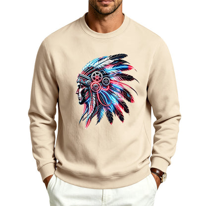 Men's Fleece-Lined Crewneck Sweatshirt