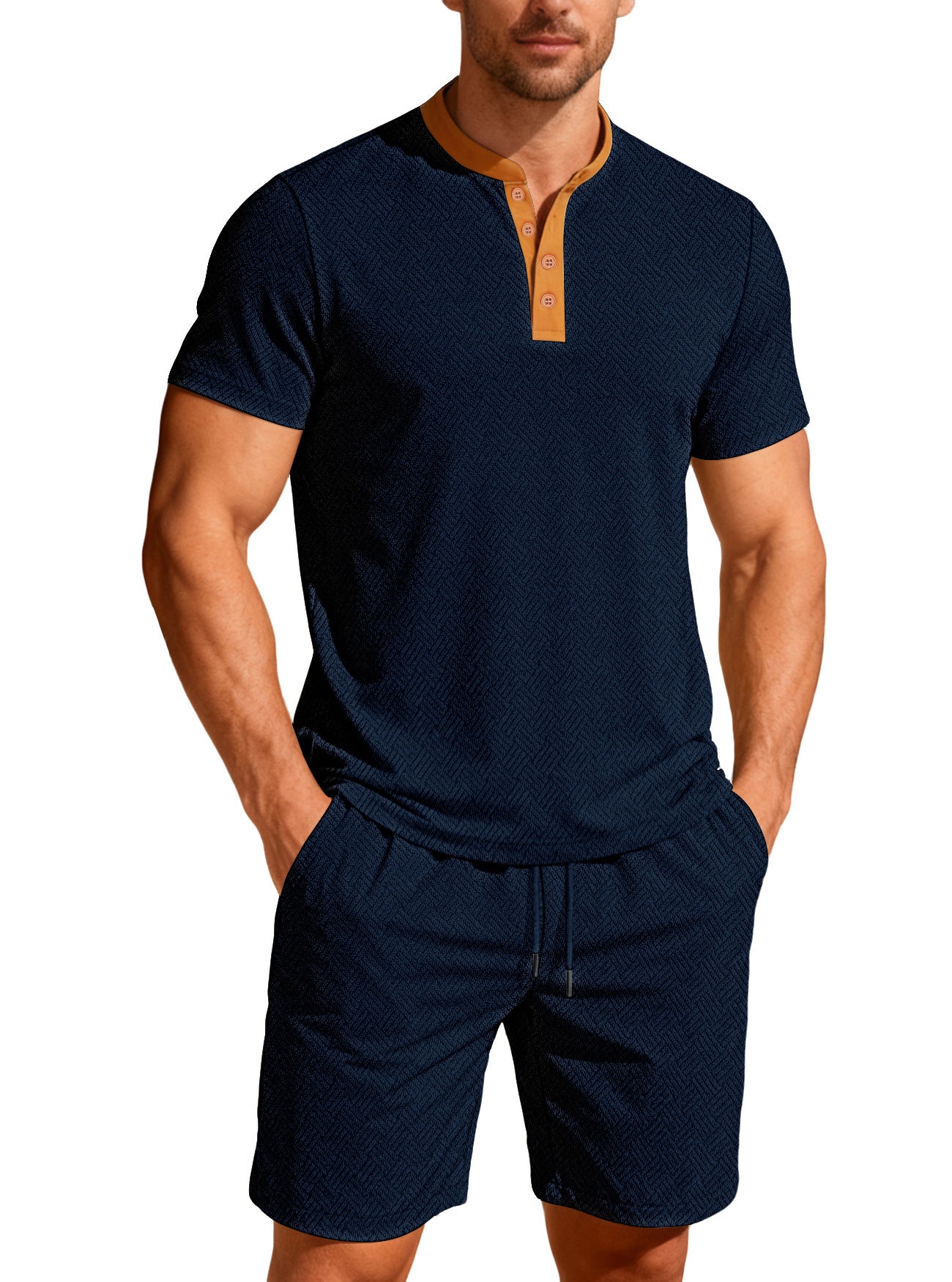 Men's Shirt & Shorts Set