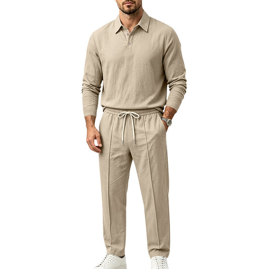 Men's Linen Shirt & Pants Set
