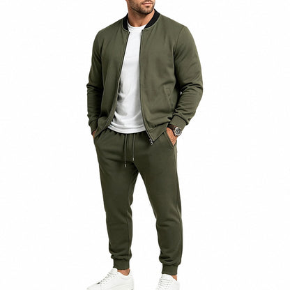 Men's Relaxed Outdoor Baseball Jacket set