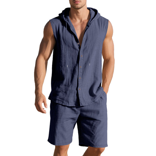 Men's Shirt & Shorts Set