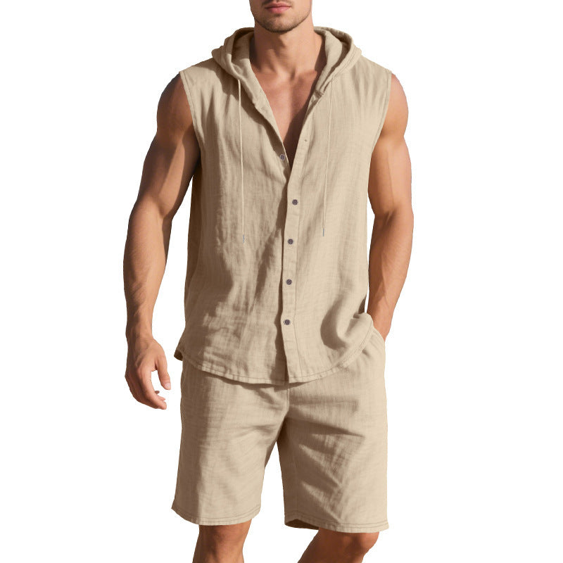 Men's Shirt & Shorts Set
