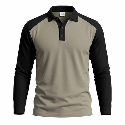 Men's Knit Short Sleeve Polo Shirt