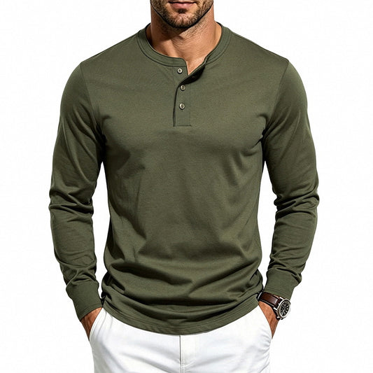 Men's Crew Neck Long Sleeve Shirt | Base Layer Tee