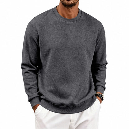 Men's Heavyweight Fleece-Lined Relaxed Crewneck Sweatshirt