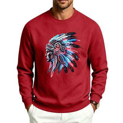 Men's Fleece-Lined Crewneck Sweatshirt