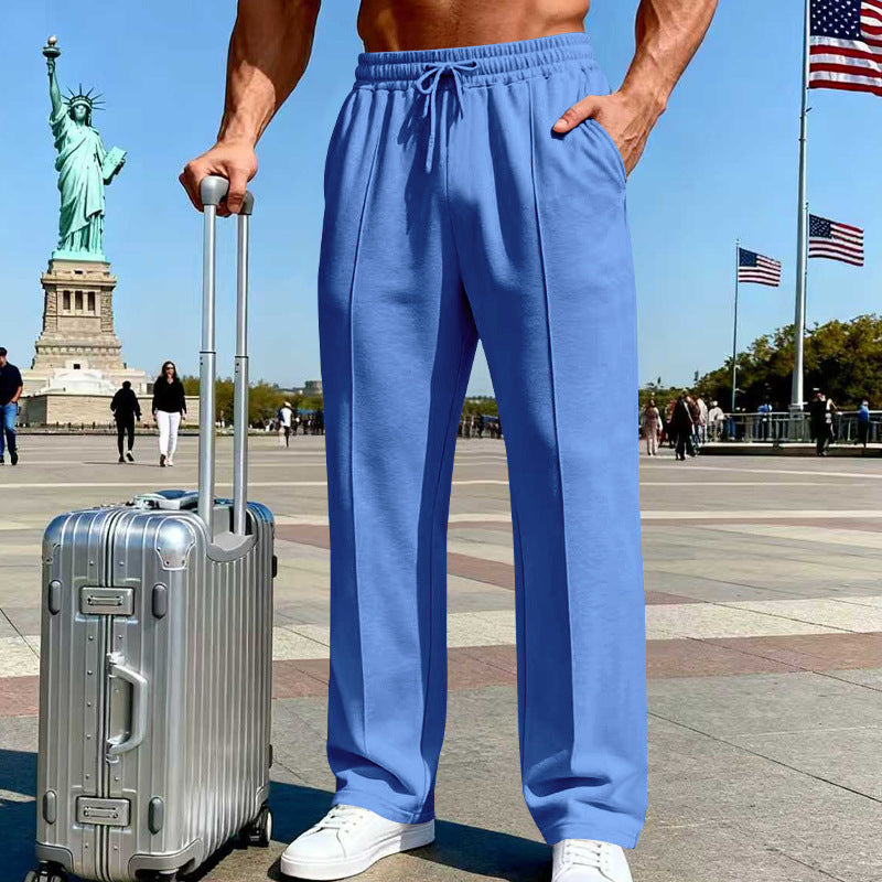 Men's Relaxed Straight-Leg Pants