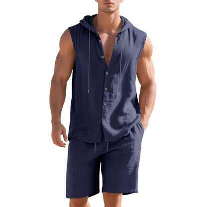 Men's Shirt & Shorts Set