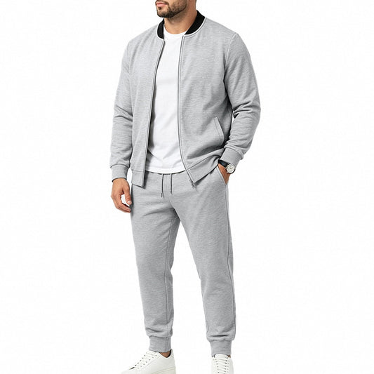 Men's Relaxed Outdoor Baseball Jacket set