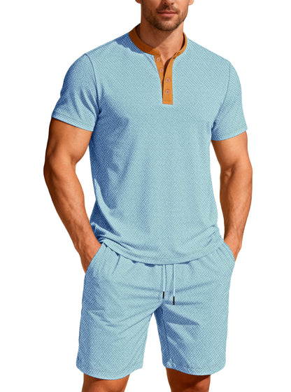 Men's Shirt & Shorts Set