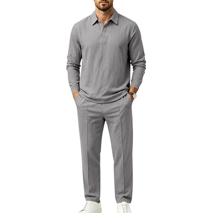 Men's Linen Shirt & Pants Set