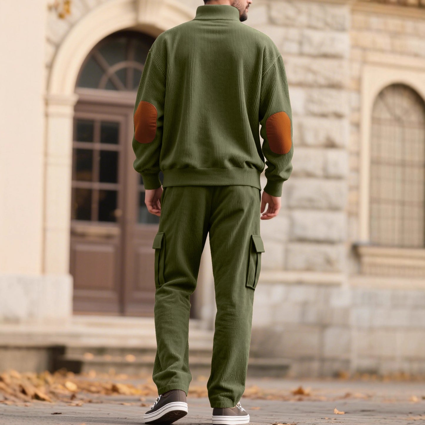 Pullover and cargo pants set