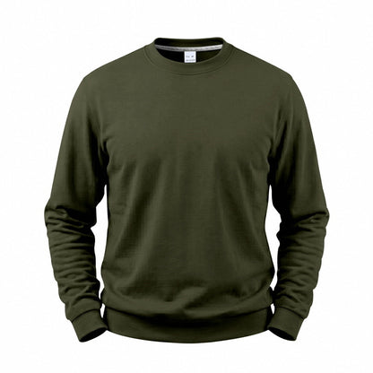 Men's Heavyweight Fleece-Lined Relaxed Crewneck Sweatshirt