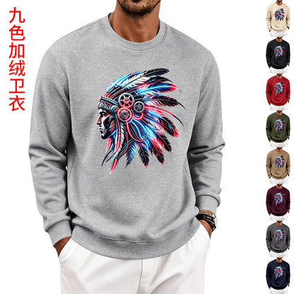 Men's Fleece-Lined Crewneck Sweatshirt