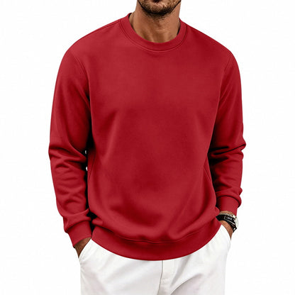 Men's Heavyweight Fleece-Lined Relaxed Crewneck Sweatshirt