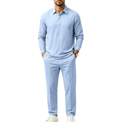 Men's Linen Shirt & Pants Set