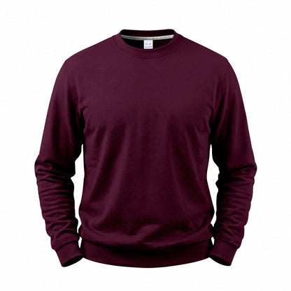 Men's Heavyweight Fleece-Lined Relaxed Crewneck Sweatshirt