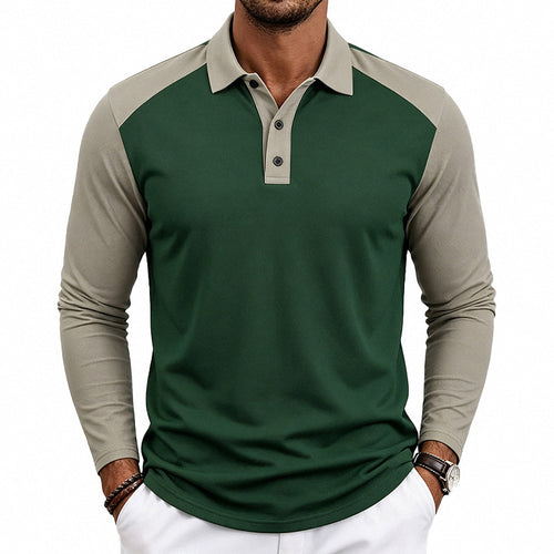 Men's Knit Short Sleeve Polo Shirt