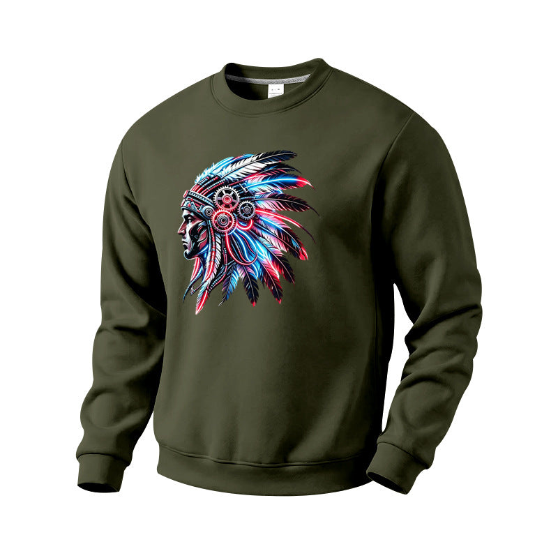 Men's Fleece-Lined Crewneck Sweatshirt