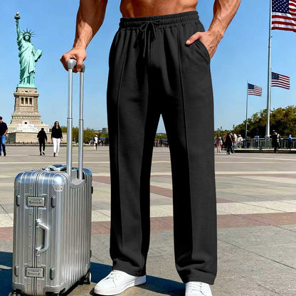 Men's Relaxed Straight-Leg Pants