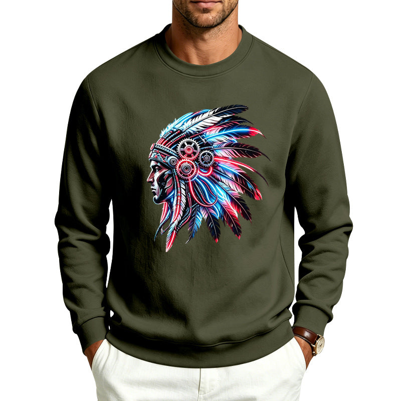 Men's Fleece-Lined Crewneck Sweatshirt