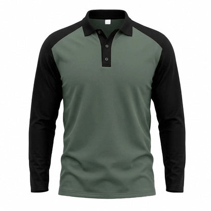 Men's Knit Short Sleeve Polo Shirt