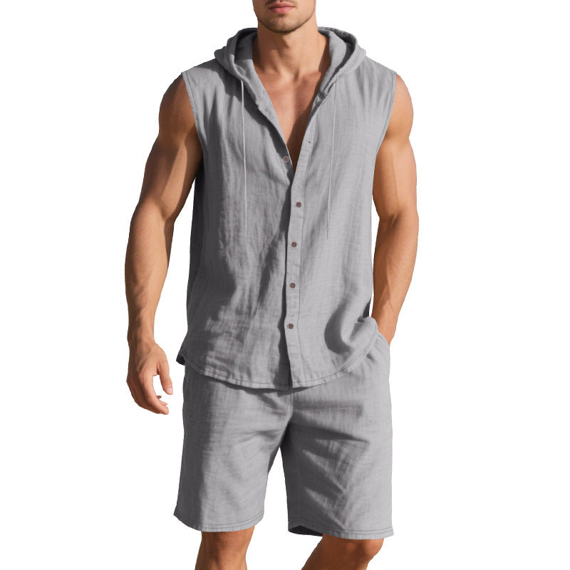 Men's Shirt & Shorts Set