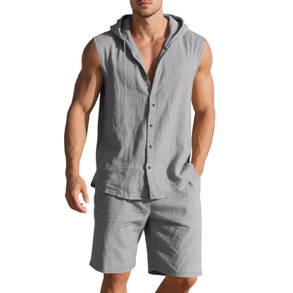 Men's Shirt & Shorts Set