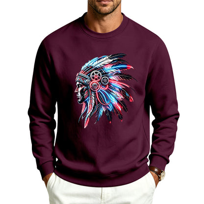 Men's Fleece-Lined Crewneck Sweatshirt