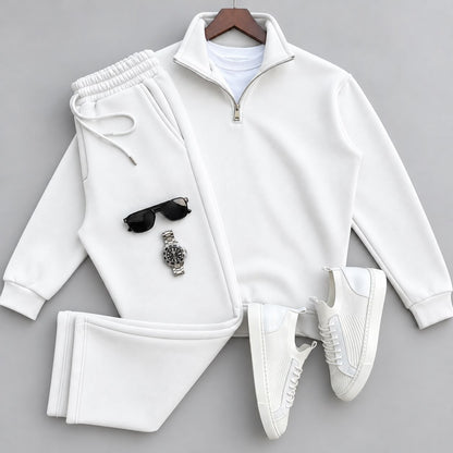 Men's Quarter-Zip Pullover & Pants Set