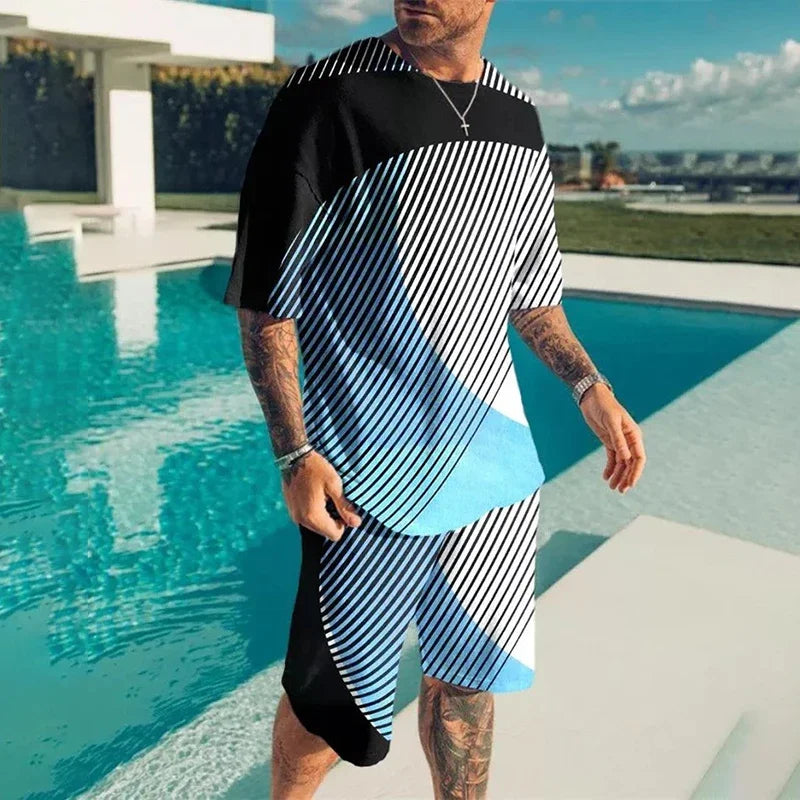 Oversized  T-Shirt & Shorts Set