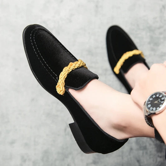 Emeran Velvet Loafers